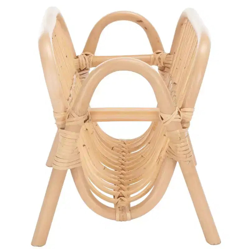 Rattan Magazine Rack - Natural