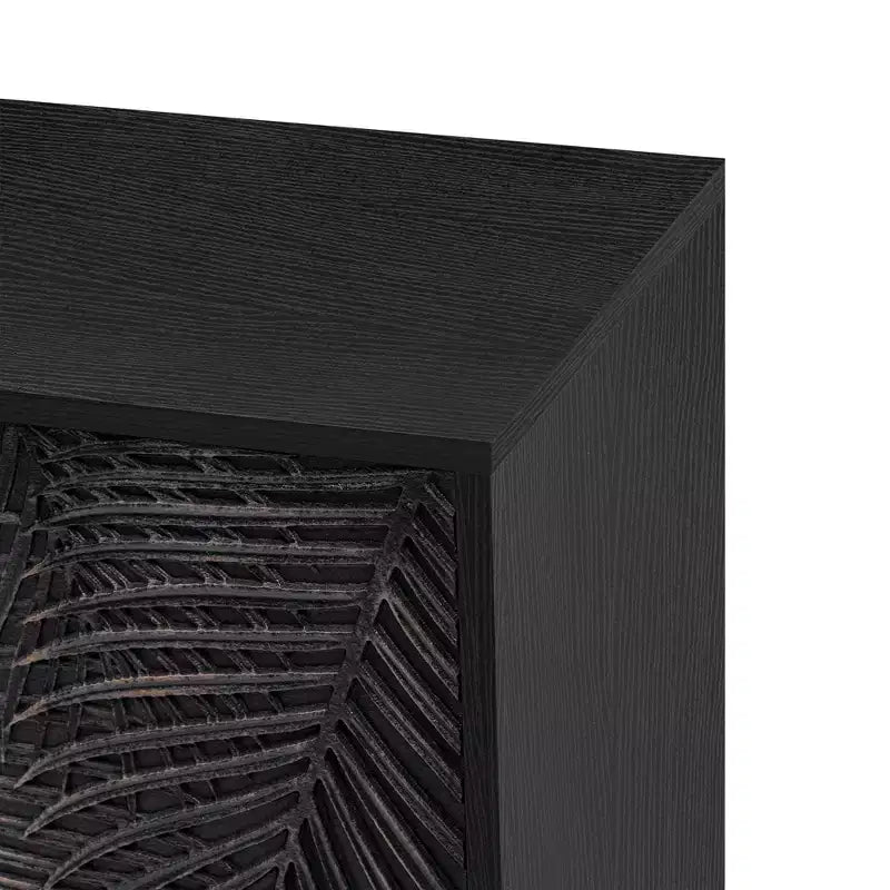 Modern TV Stand Entertainment Center with 2 Storage Cabinets for Living Room