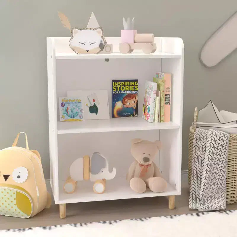 Kids 4-Tier Bookcase, Children's Book Display, Bookshelf Toy Storage Cabinet Organizer,Modern children's bookcase for Children's Room, Nursery