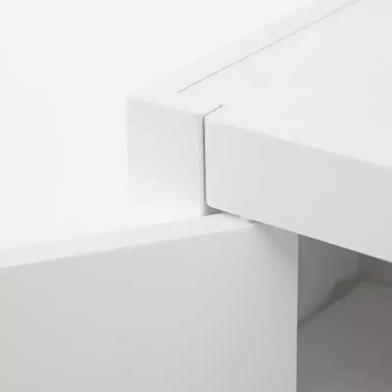 Bathroom Storage Cabinet, Wooden Wall-Mounted Cabinet for Home and Small Spaces, White, 26x22x8in