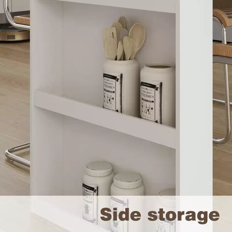 82.6'' Laundry Countertop Storage with Adjustable Shelf & Drawer, Washer Dryer Countertop for Laundry Room